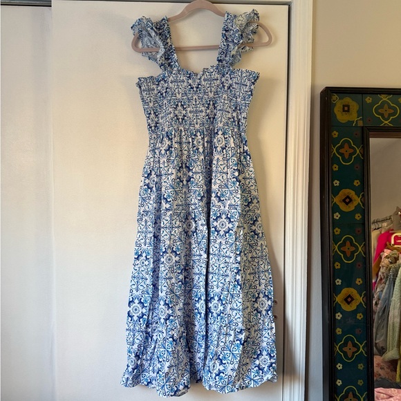 Hill House Blue and White Ellie Nap Dress - Picture 8 of 8